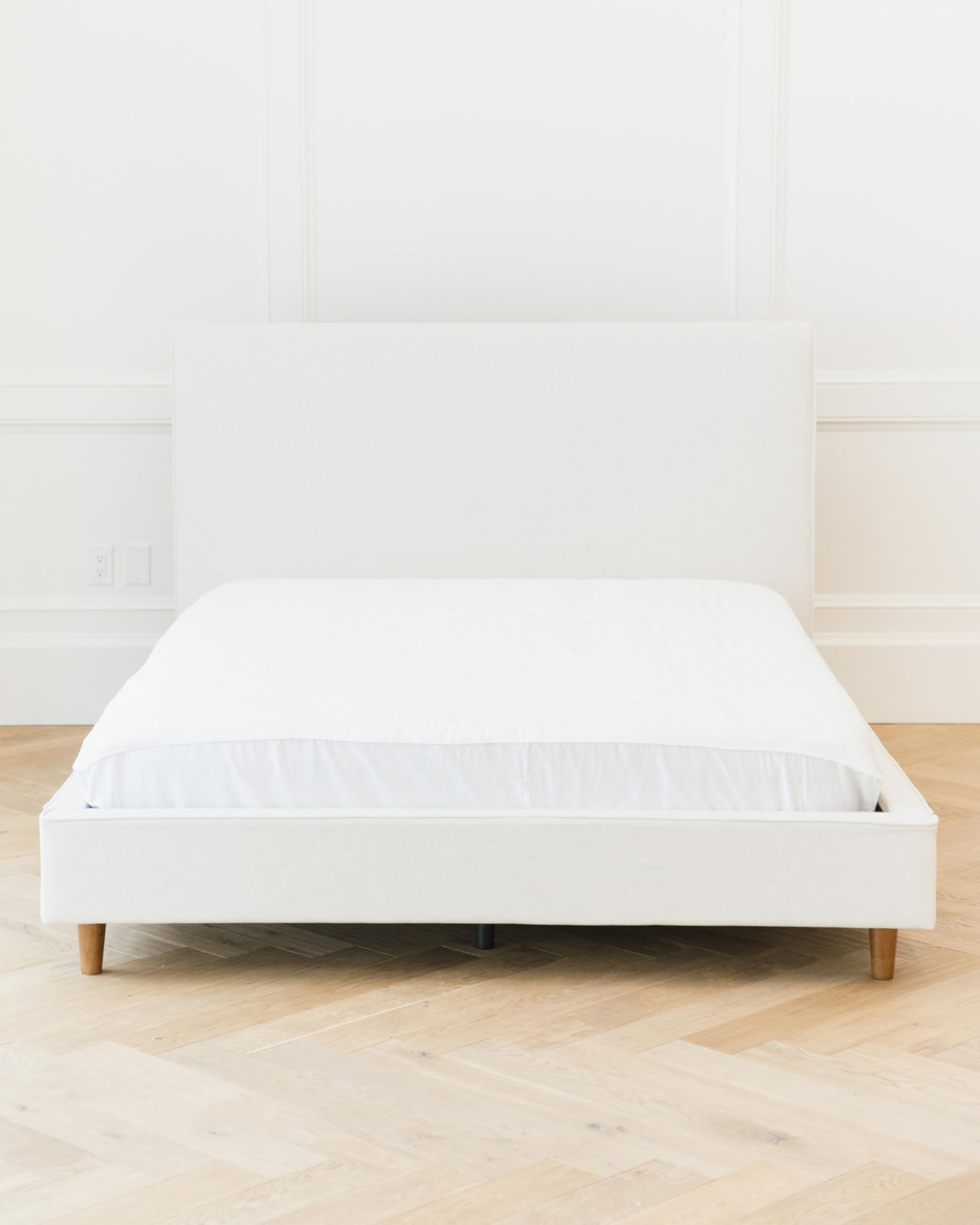 Cozy Earth King Size Mattress Pad - 100% Viscose from Bamboo Cooling Mattress Cover - Lightweight Temperature Regulating Bed Pad with 360-Degree Elastic Hem - Fits Mattresses up to 20” - Image 4