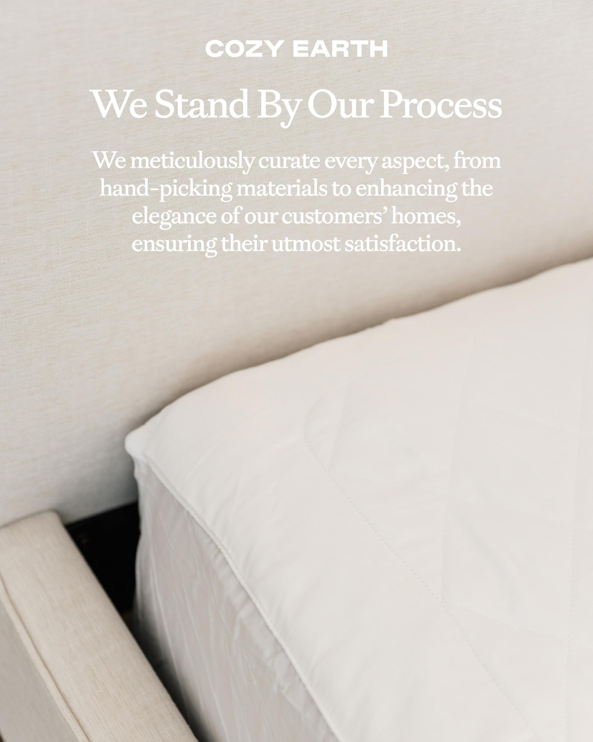 Cozy Earth King Size Mattress Pad - 100% Viscose from Bamboo Cooling Mattress Cover - Lightweight Temperature Regulating Bed Pad with 360-Degree Elastic Hem - Fits Mattresses up to 20” - Image 7