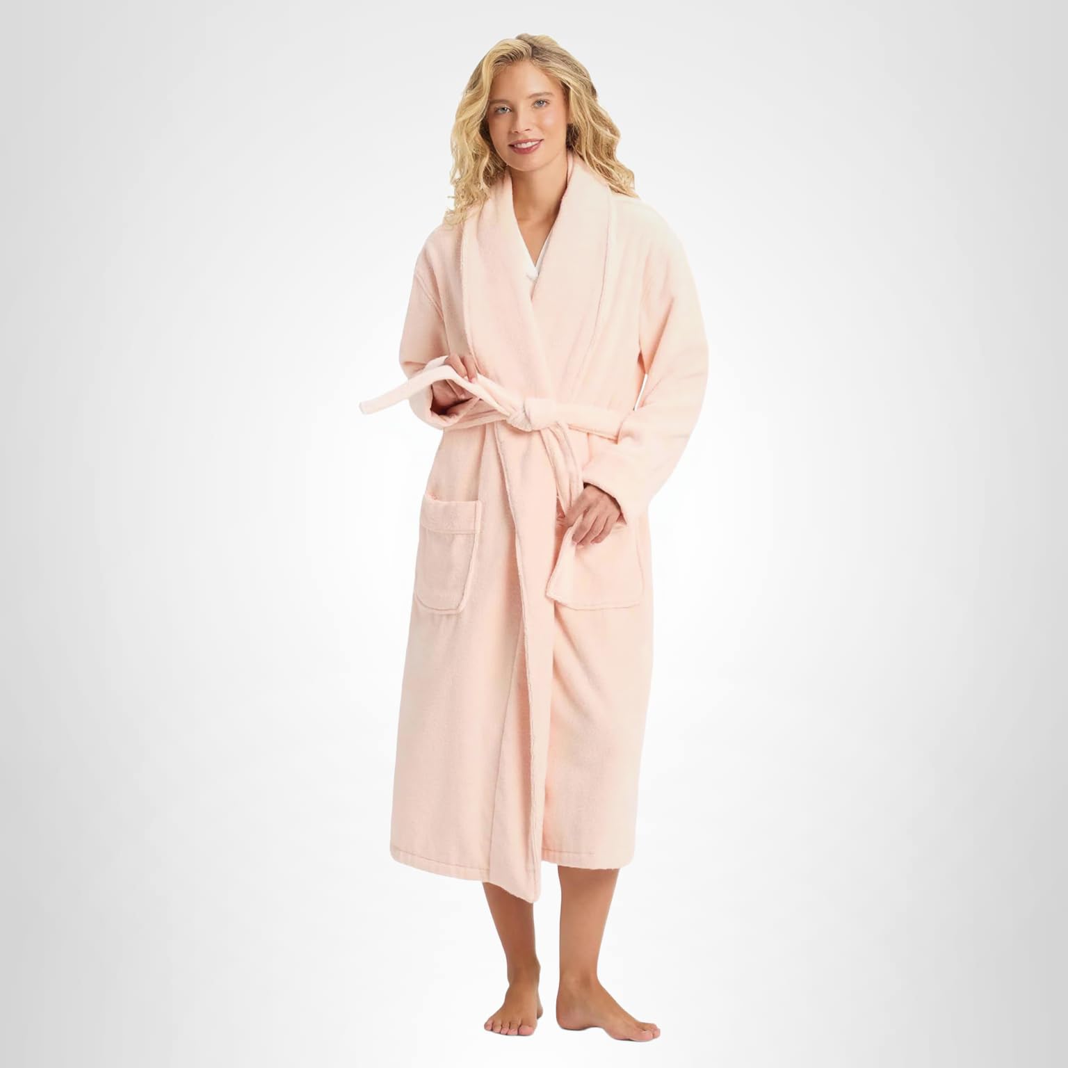 Cozy Earth Luxe Bath Robe - Luxury Robe for Women and Men, 60% Cotton & 40% Viscose from Bamboo - Image 8