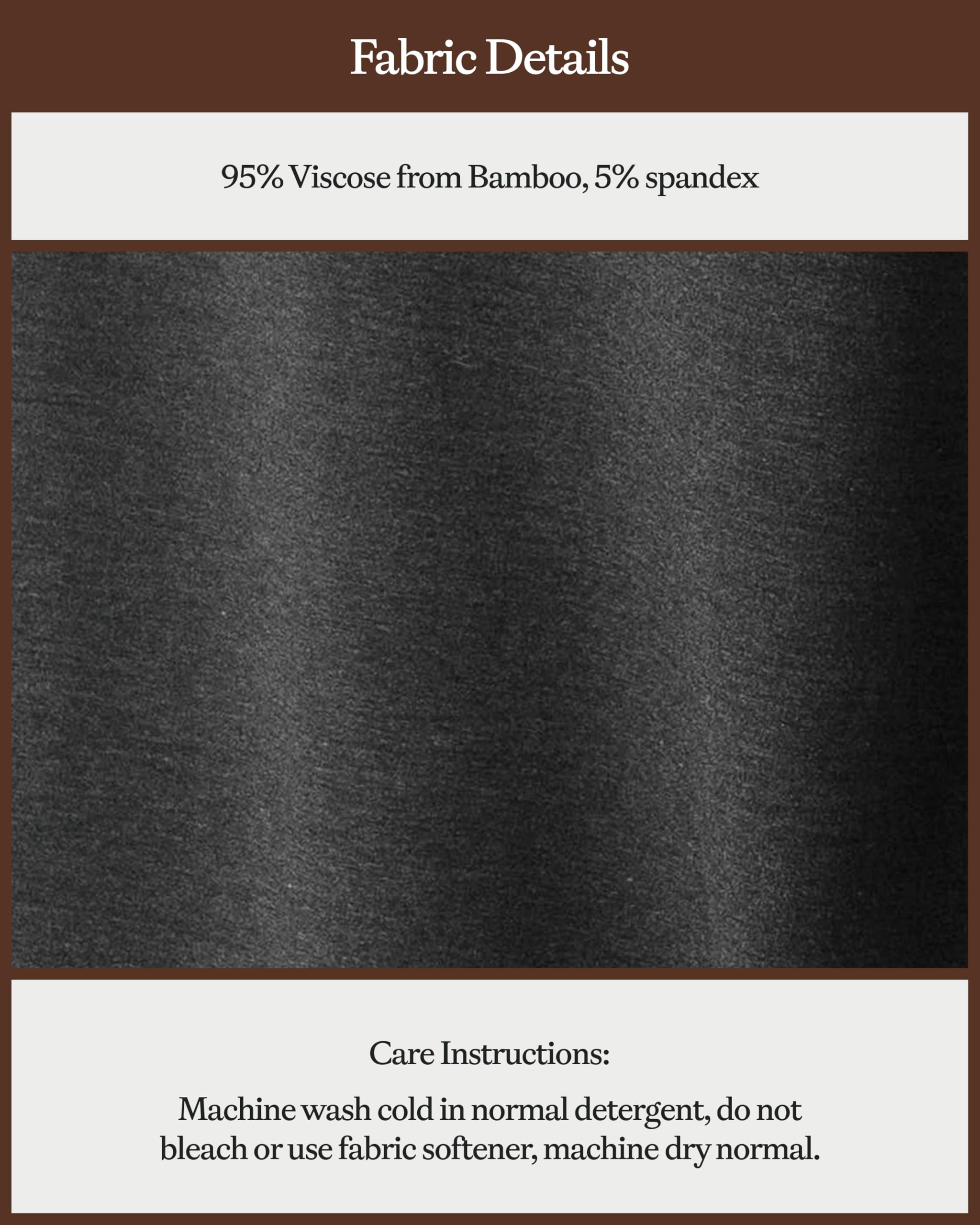 Cozy Earth Men’s Stretch-Knit Pajama Shorts - Breathable Temperature Regulating 95% Viscose from Bamboo Blend - Image 5