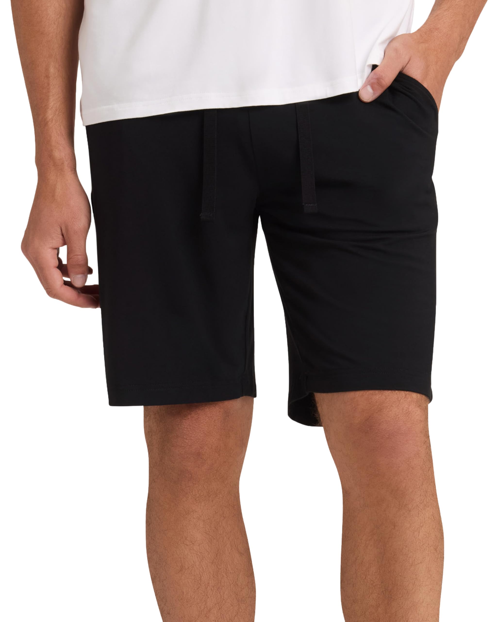 Cozy Earth Men’s Stretch-Knit Pajama Shorts - Breathable Temperature Regulating 95% Viscose from Bamboo Blend