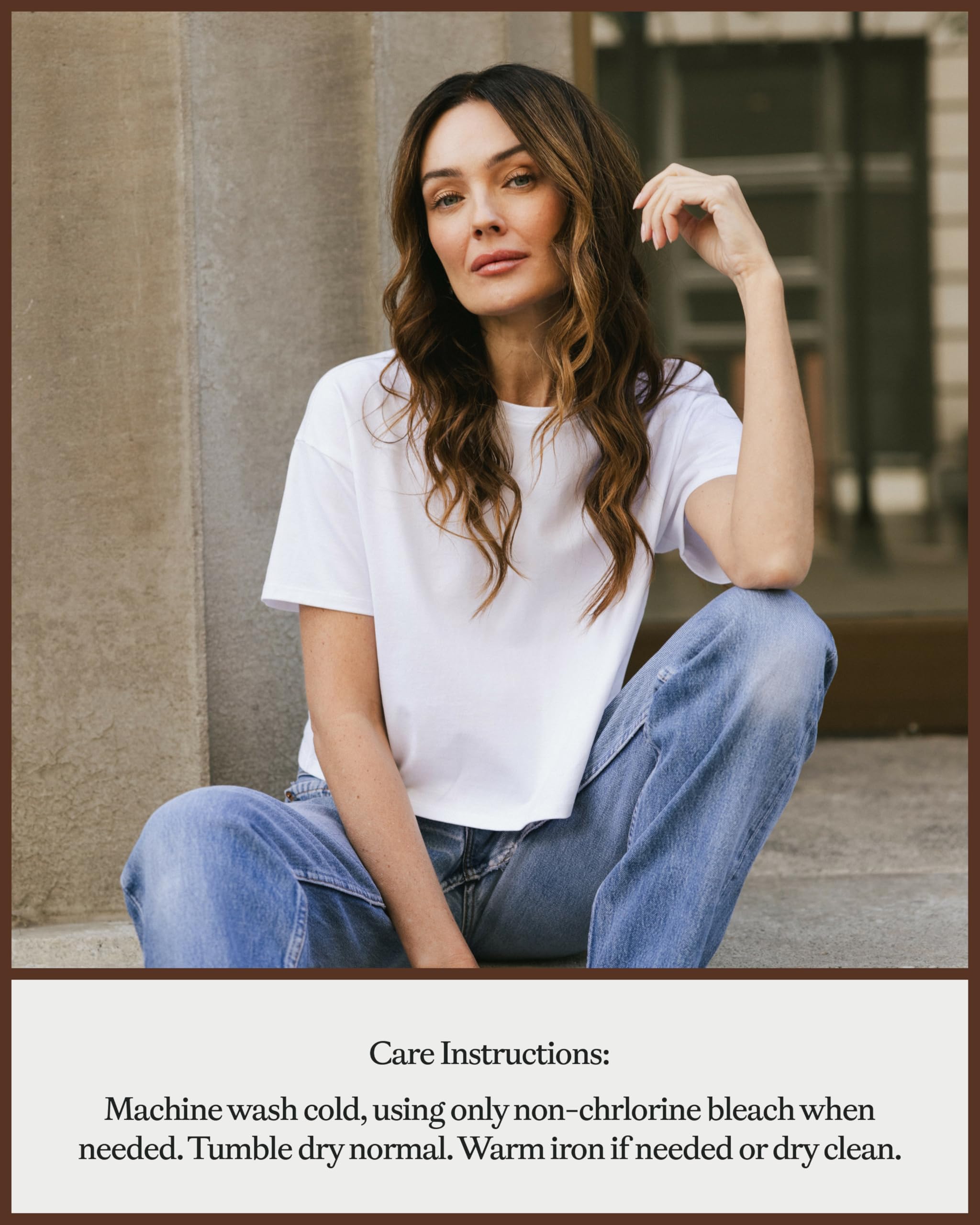 Cozy Earth - Women's All Day Cropped Tee - 100% Cotton T-Shirt - Relaxed Fit - Soft & Breathable - Image 5