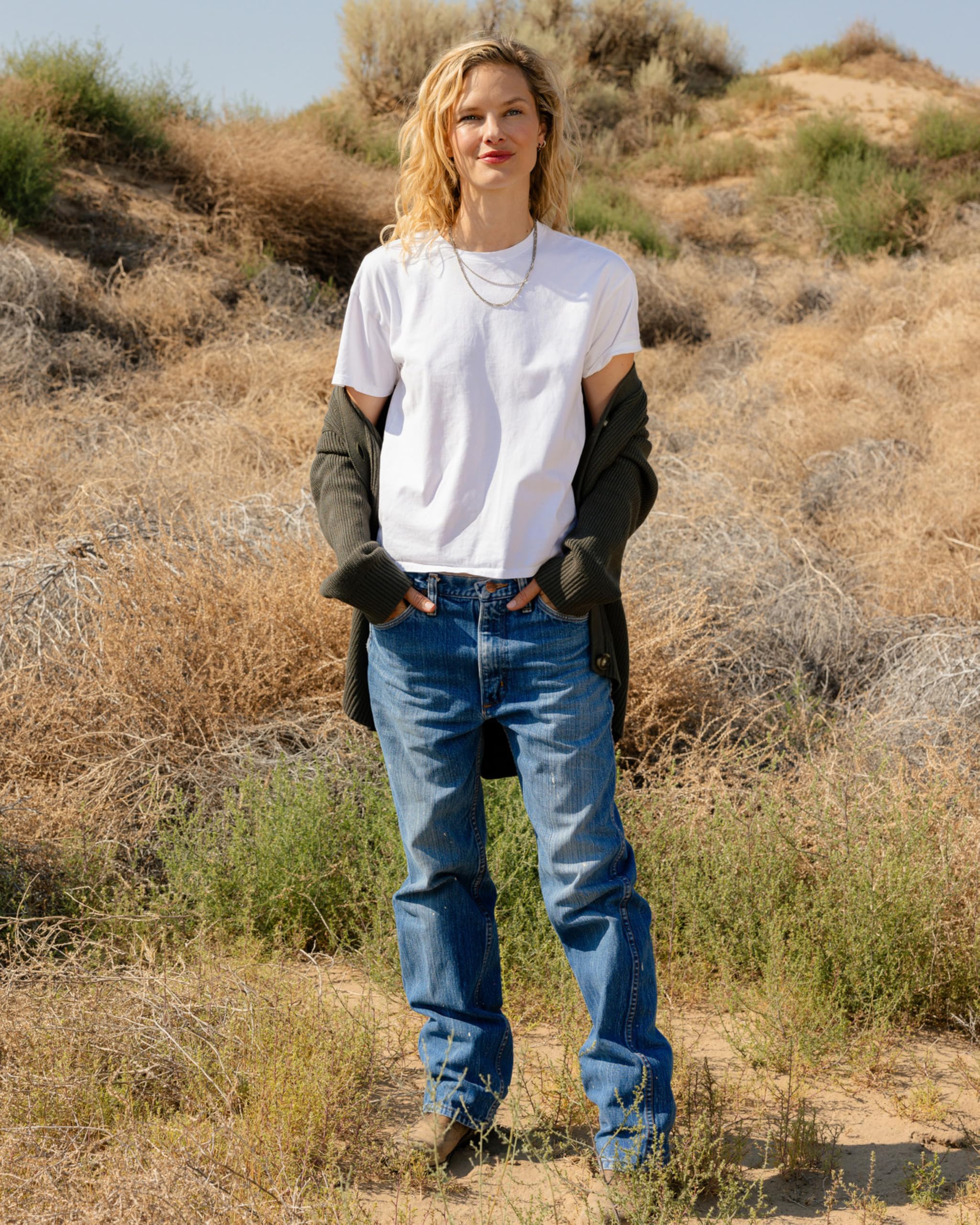 Cozy Earth - Women’s All Day Tee 100% Cotton T-Shirt - Relaxed Fit - Soft & Breathable - Image 3