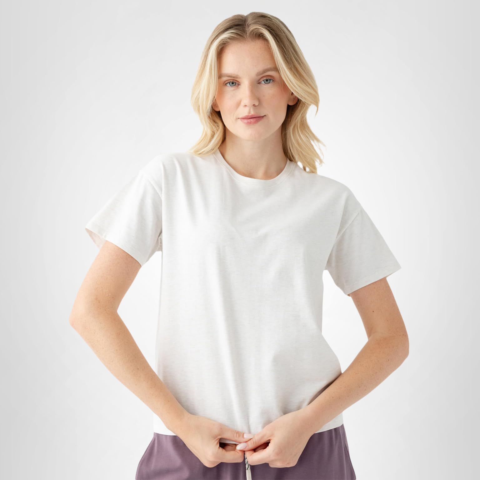 Cozy Earth - Women’s All Day Tee 100% Cotton T-Shirt - Relaxed Fit - Soft & Breathable - Image 7